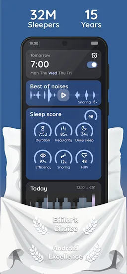Sleep as Android: Smart alarm screenshot 1