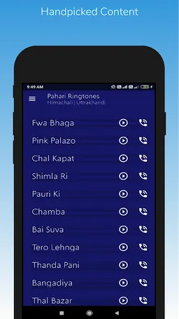 Pahari Ringtones screenshot 2
