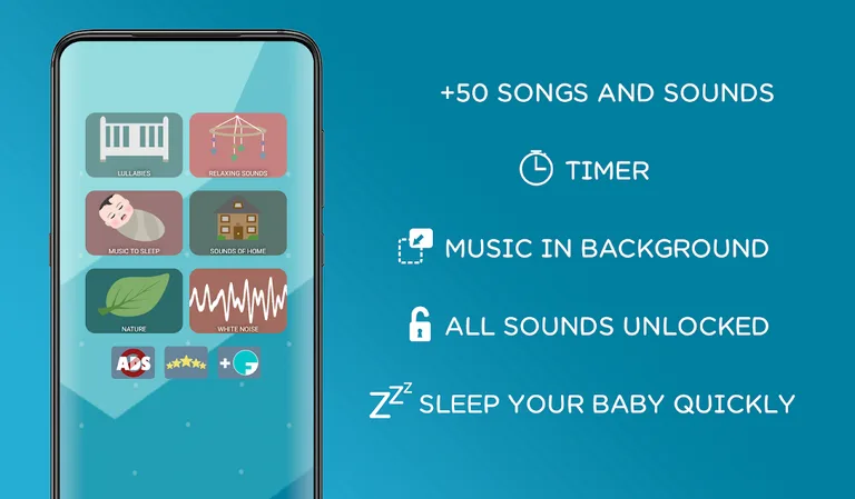 Baby sleep sounds - lullaby screenshot 6