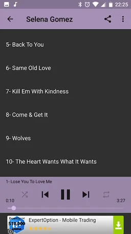 Selena Gomez mp3 offline screenshot 4