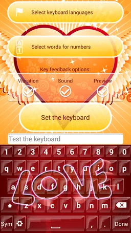 Love Keyboard Themes screenshot 2