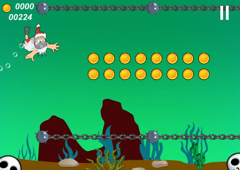 Scuba Santa Underwater screenshot 3