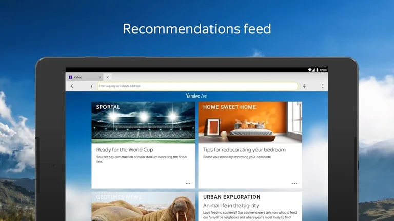 Yandex Browser (alpha) screenshot 7