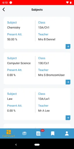 Bromcom Student App screenshot 7