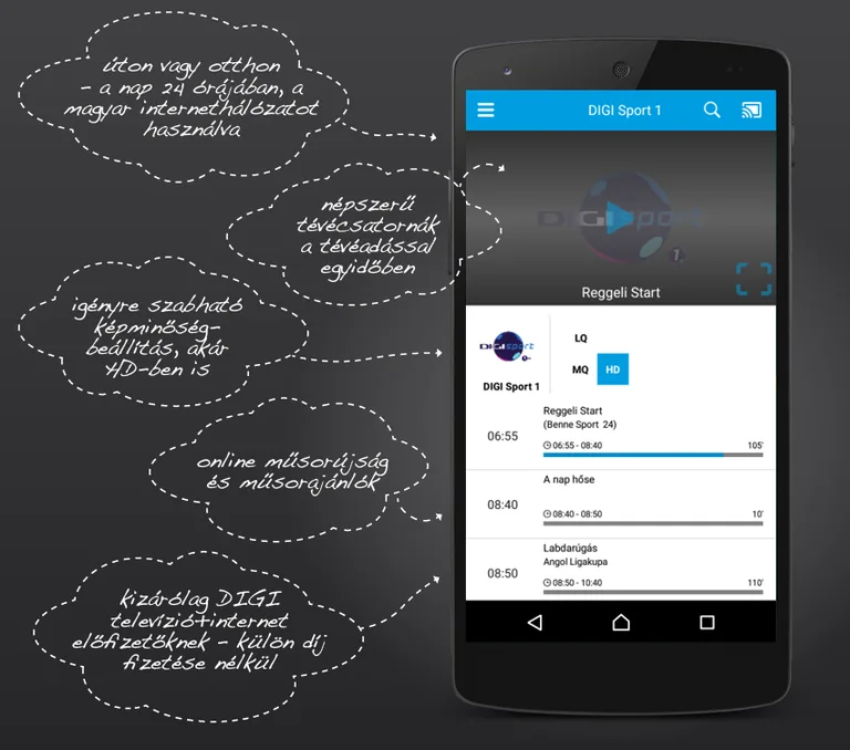 DIGI Online HU screenshot 1
