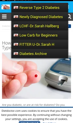 Diabetes and LCHF screenshot 2