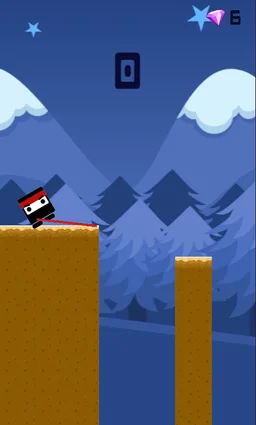 Cube Ninja: Clumsy Hook Swing screenshot 3