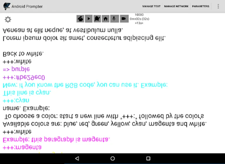 A Prompter for Android screenshot 8