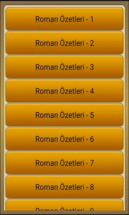 Roman Özetleri screenshot 5