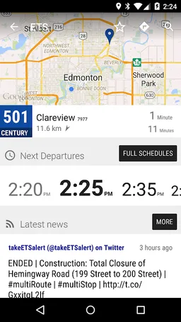Edmonton ETS LRT - MonTransit screenshot 2