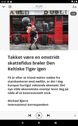 Jyllands-Posten E-avis screenshot 8
