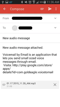 Voice by Email (Nauta) screenshot 4