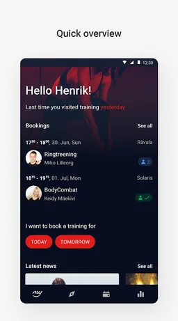 MyFitness screenshot 3