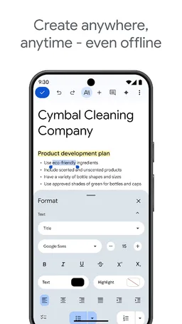 Google Docs screenshot 4