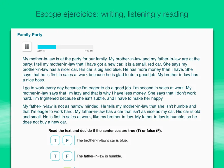 Aprender inglés con Wlingua screenshot 8