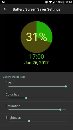 Battery Screen Saver - Customizable Daydream screenshot 4