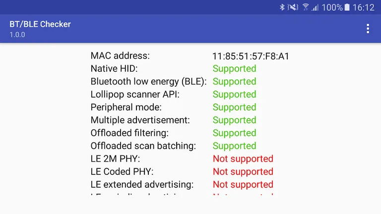 BT/BLE Checker screenshot 2