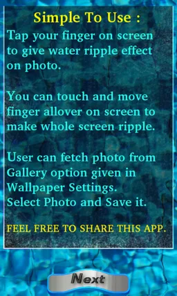 3D WATER RIPPLE ON PHOTO screenshot 7