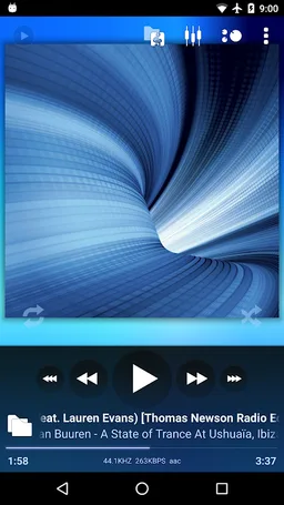 Poweramp screenshot 1