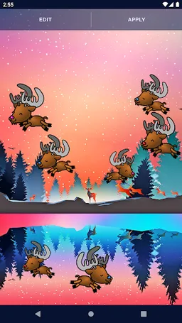 Reindeer HD Live Wallpaper screenshot 3