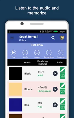 Learn Bengali Language Offline screenshot 1