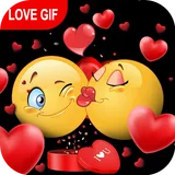 WASticker Love Rose Emoji GIF icon