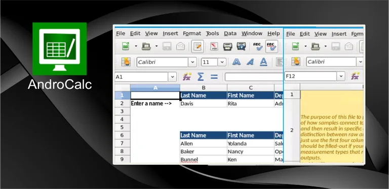 AndroCalc Spreadsheet editor f cover image