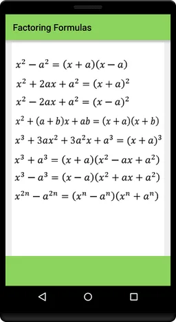 Maths Algebra Formula screenshot 3