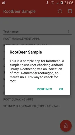 RootBeer Sample screenshot 3