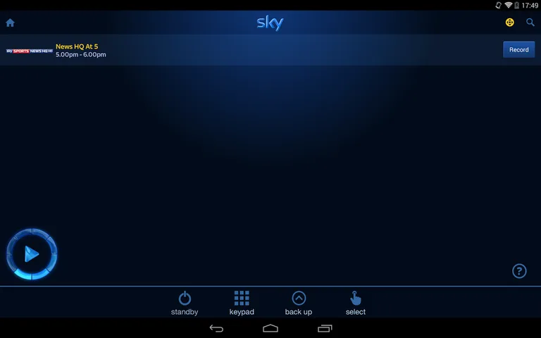 Sky+ screenshot 2