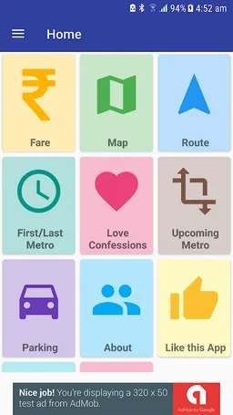Delhi Metro Navigator - Fare, Route, Map, Offline screenshot 2
