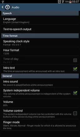 Speaking Clock: TellMeTheTime screenshot 16