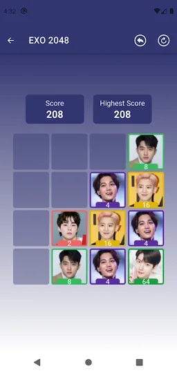 EXO 2048 Game screenshot 3
