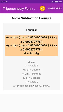 Trigonometry Formulas screenshot 3