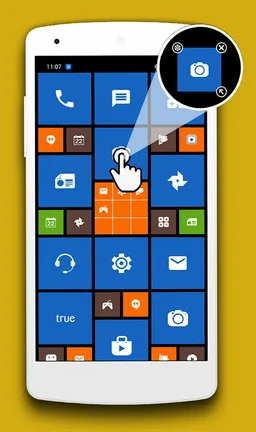 8.1 Metro Look Launcher 2022 screenshot 1
