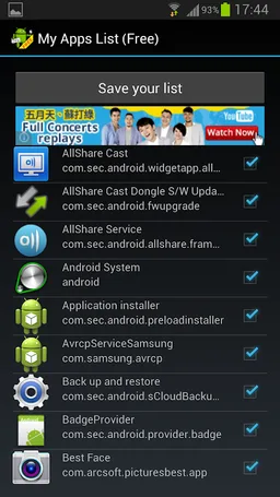 My Apps List (Free) screenshot 3