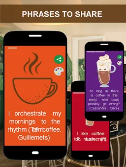 Coffeestat - free coffee phrases screenshot 2