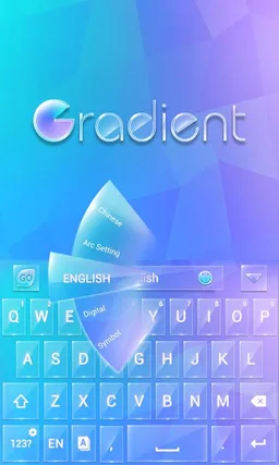 Gradient GO Keyboard Theme screenshot 4