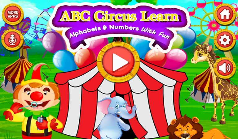 ABC Circus Learn Alphabets & Numbers with fun screenshot 2