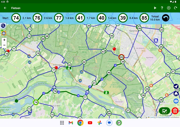 Fietsknoop biking and hiking screenshot 11
