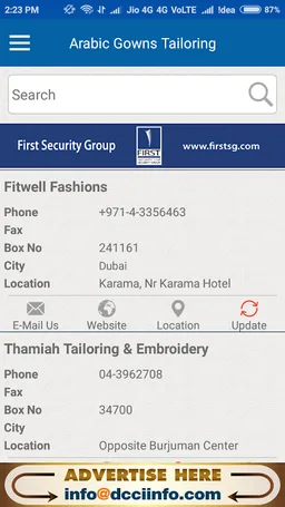 Dubai Commercial Directory screenshot 1