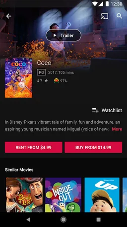 Google TV screenshot 2