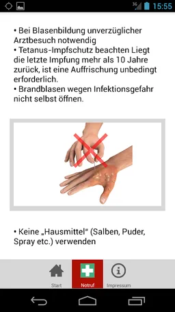 Erste Hilfe Hand screenshot 5