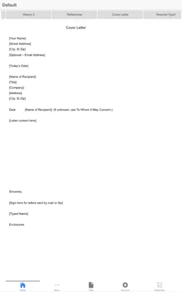 Job Application screenshot 1