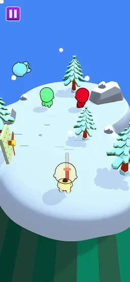 Snow Ball Fight 3D screenshot 5