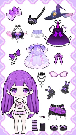 Vlinder doll：dress up games screenshot 8