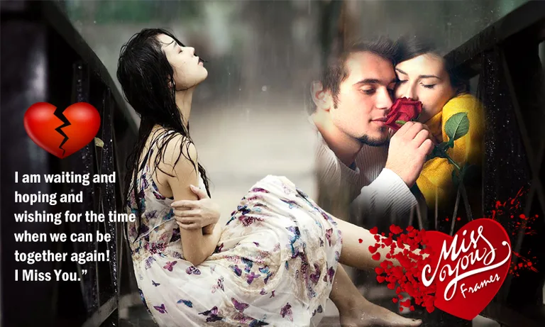 Miss You Photo Frames New HD screenshot 2
