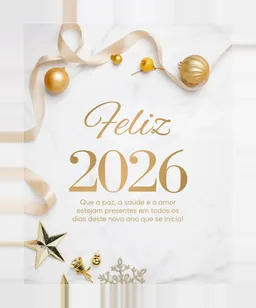 Mensagem Feliz Ano Novo 2026 screenshot 1