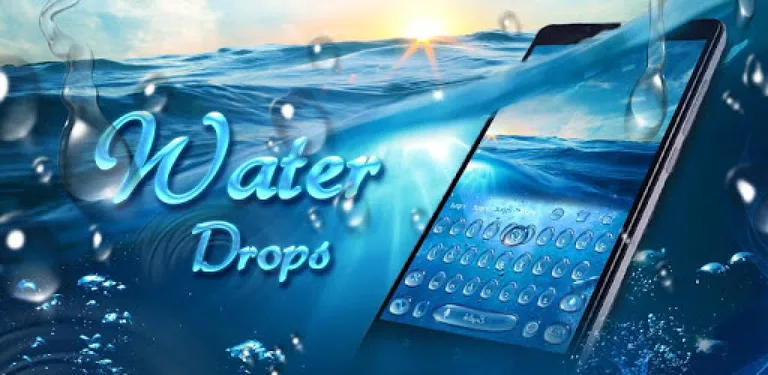Water Drop Theme Keyboard cover image