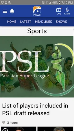 Geo News screenshot 2